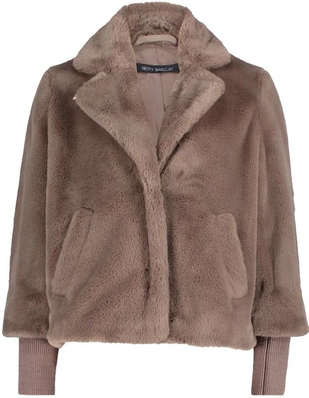 Betty Barclay - Damesjack - Imitatiebont - Regular Fit - Reverskraag