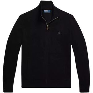 Ralph Lauren, Heren, Truien, Zwart, Maat: M Wol,