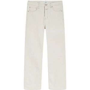 Closed, Dames, Jeans, Beige, Maat: W27 Katoen,