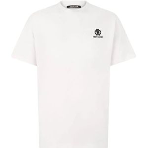 Roberto Cavalli, Heren, Tops, Wit, Maat: S Katoen,
