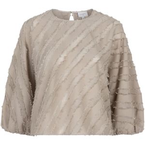 Dante 6, Dames, Blouses & Shirts, Beige, Maat: XS Denim,