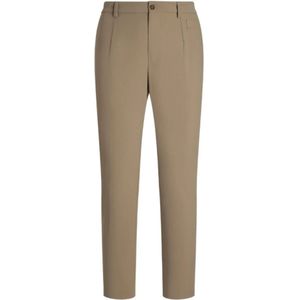 Dolce & Gabbana, Heren, Broeken, Beige, Maat: L Polyamide,
