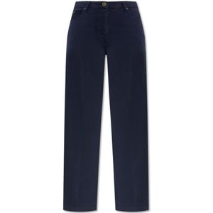 Etro, Dames, Broeken, Blauw, Maat: W29 Katoen,