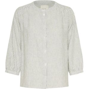 Part Two, Dames, Blouses & Shirts, Groen, Maat: S Linnen,