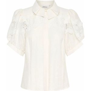 Karen by Simonsen, Dames, Blouses & Shirts, Wit, Maat: XS