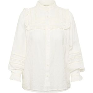 Kaffe Curve, Dames, Blouses & Shirts, Wit, Maat: 2XL