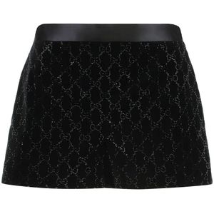 Gucci, Dames, Korte broeken, Zwart, Maat: XS