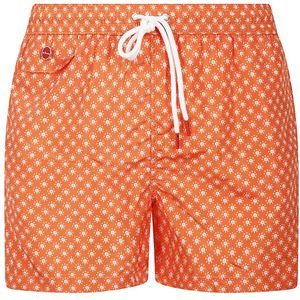 Kiton, Heren, Badkleding, Oranje, Maat: S Poliester,