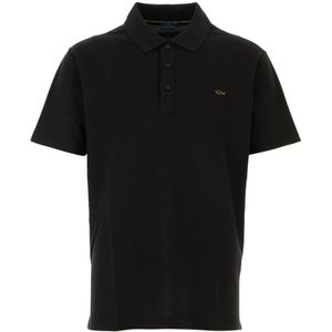 Paul & Shark, Heren, Tops, Zwart, Maat: 2XL Katoen,