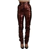 Dolce & Gabbana - High Waist Skinny Jeans - Bruin - 100% Polyester