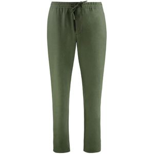 Canali, Heren, Broeken, Groen, Maat: XL Wol,