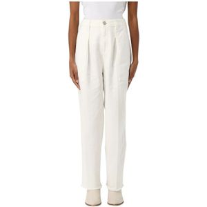 Pt01, Dames, Jeans, Wit, Maat: W26 Katoen,