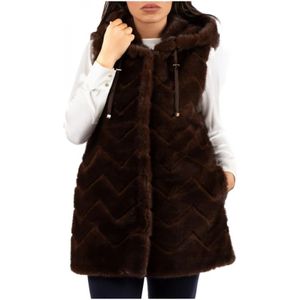 Luckylu, Dames, Jassen, Bruin, Maat: XS