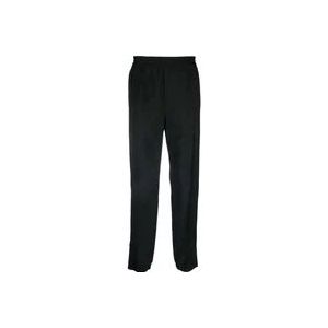 Versace Zwarte broek met enkelritsen , Black , Heren , Maat: L