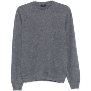 Barba, Heren, Truien, Grijs, Maat: L Wol,