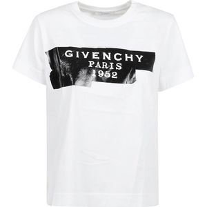 Givenchy, Dames, Tops, Wit, Maat: L Katoen,
