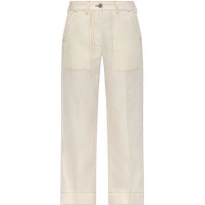 Etro, Dames, Broeken, Beige, Maat: S Katoen,