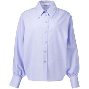 Bardou, Dames, Blouses & Shirts, Blauw, Maat: M/L