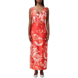 Erdem, Dames, Jurken, Rood, Maat: L Zijde,