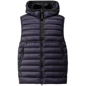 C.p. Company, Heren, Jassen, Blauw, Maat: L Nylon,