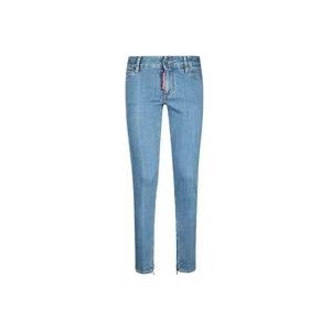 Dsquared2 Medium Taille Skinny Jeans , Blue , Dames , Maat: S
