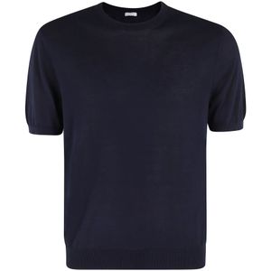 Malo, Heren, Truien, Blauw, Maat: M Katoen,