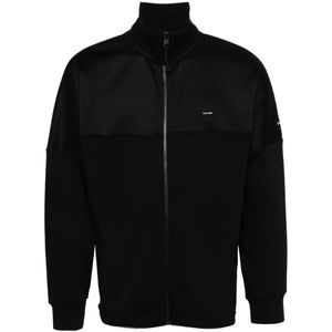 Calvin Klein, Heren, Sweatshirts & Hoodies, Zwart, Maat: M Katoen,