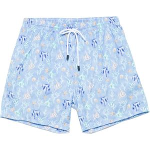 Barba, Heren, Badkleding, Blauw, Maat: M Poliester,