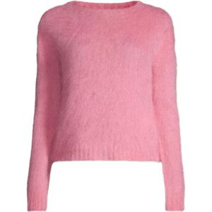 Max Mara Studio, Dames, Truien, Roze, Maat: XS Wol,