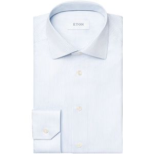 Eton, Heren, Overhemden, Wit, Maat: XL Katoen,