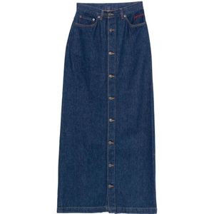 Fiorucci, Dames, Rokken, Blauw, Maat: W25 Denim,