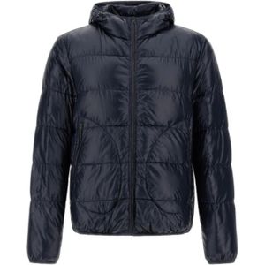 Herno, Heren, Jassen, Blauw, Maat: XL Zijde,