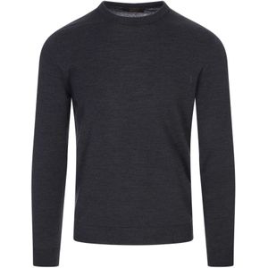 Zanone, Heren, Truien, Grijs, Maat: 2XL Wol,