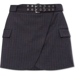 Ganni, Dames, Rokken, Grijs, Maat: M