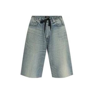 Balenciaga Denim Bermuda Shorts , Blue , Heren , Maat: W30