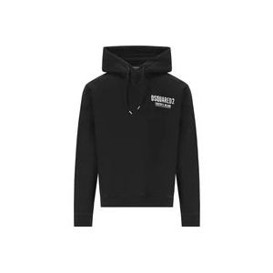 Dsquared2 Hoodies , Black , Heren , Maat: XL