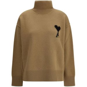 Ami Paris, Heren, Truien, Bruin, Maat: S Wol,