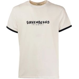 Bikkembergs, Heren, Tops, Wit, Maat: S Katoen,