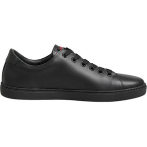 Dolce & Gabbana, Heren, Schoenen, Zwart, Maat: 35 EU Leer,