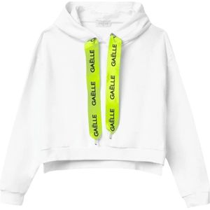 Gaëlle Paris, Dames, Sweatshirts & Hoodies, Wit, Maat: M Katoen,
