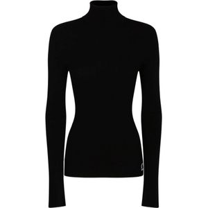 Burberry, Dames, Truien, Zwart, Maat: M