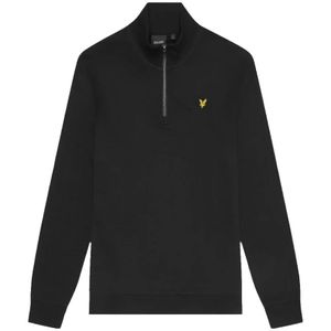Lyle & Scott, Heren, Sweatshirts & Hoodies, Zwart, Maat: L Katoen,
