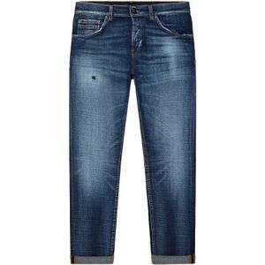 Dondup, Heren, Jeans, Blauw, Maat: W34 Katoen,