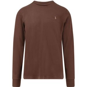 Polo Ralph Lauren - T-shirt - Bruin - Geborduurd Logo - Heren