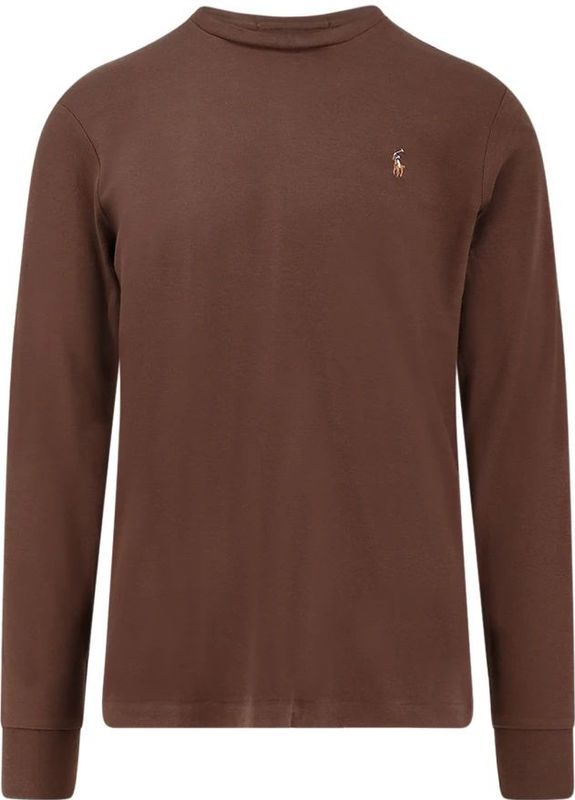 Polo Ralph Lauren - T-shirt - Bruin - Geborduurd Logo - Heren