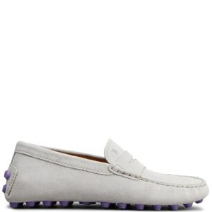 Tod's Grijze Gommino Loafers , Gray , Dames , Maat: 40 EU