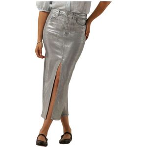 Second Female, Dames, Rokken, Grijs, Maat: S Poliester,