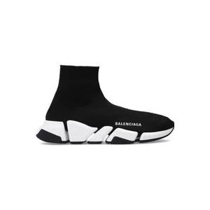 Balenciaga Zwarte Speed 2.0 Sneakers , Black , Dames , Maat: 35 EU