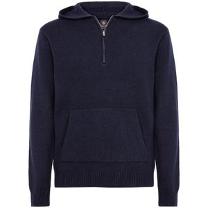 Boggi Milano, Heren, Truien, Blauw, Maat: S Kasjmier,