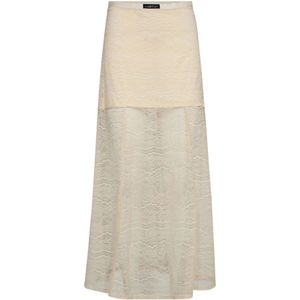 Haute L'Amitié, Dames, Rokken, Beige, Maat: XS Polyamide,